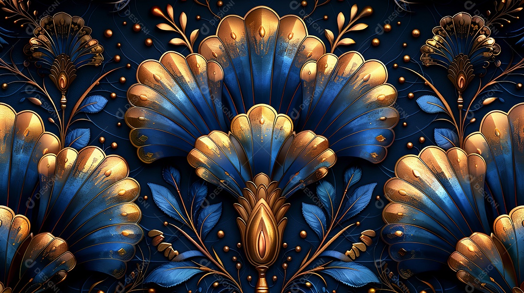 Padrão art déco design premiado drible artes e arte marca de artesanato