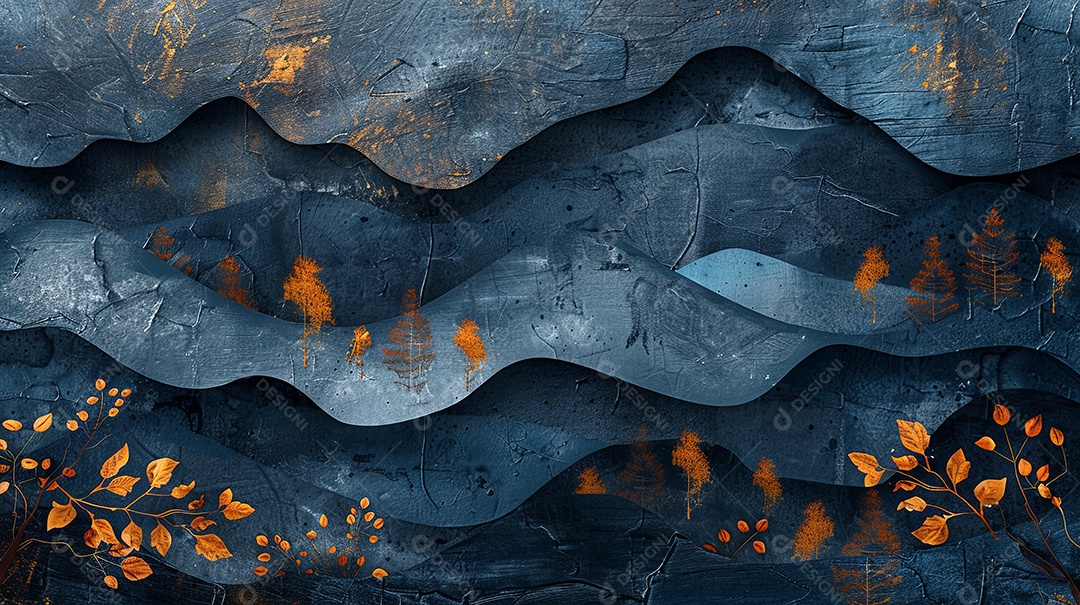 Colagem criativa vintage padrão sem costura rústico natural