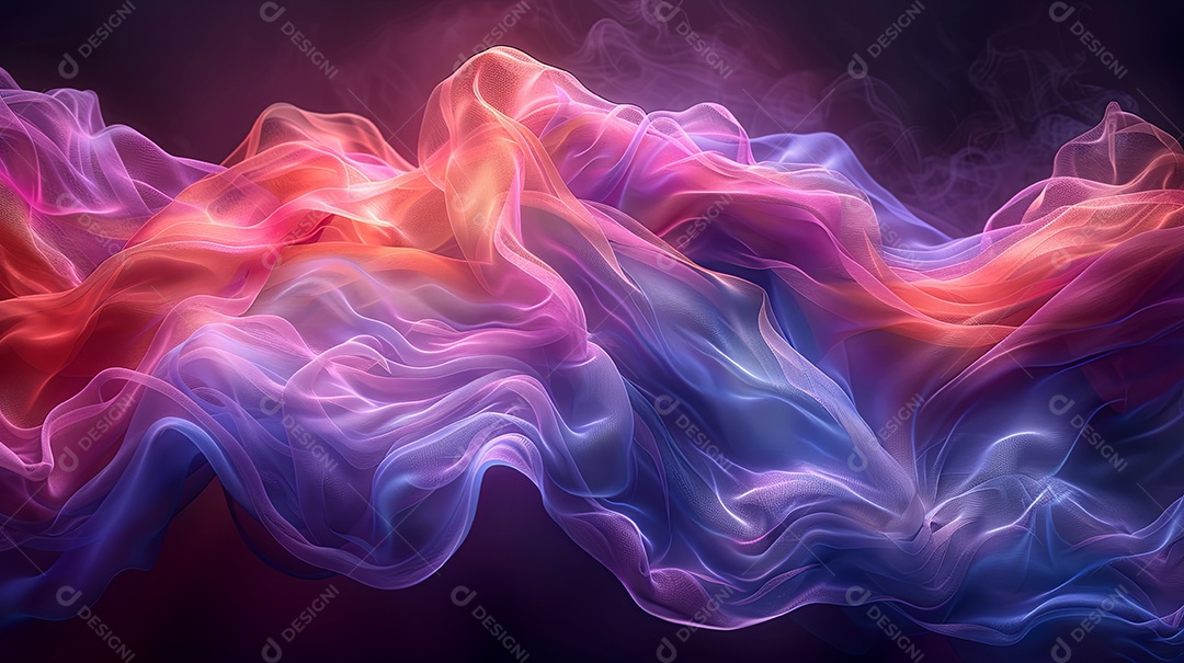 Fundo escuro com tons de roxo e azul