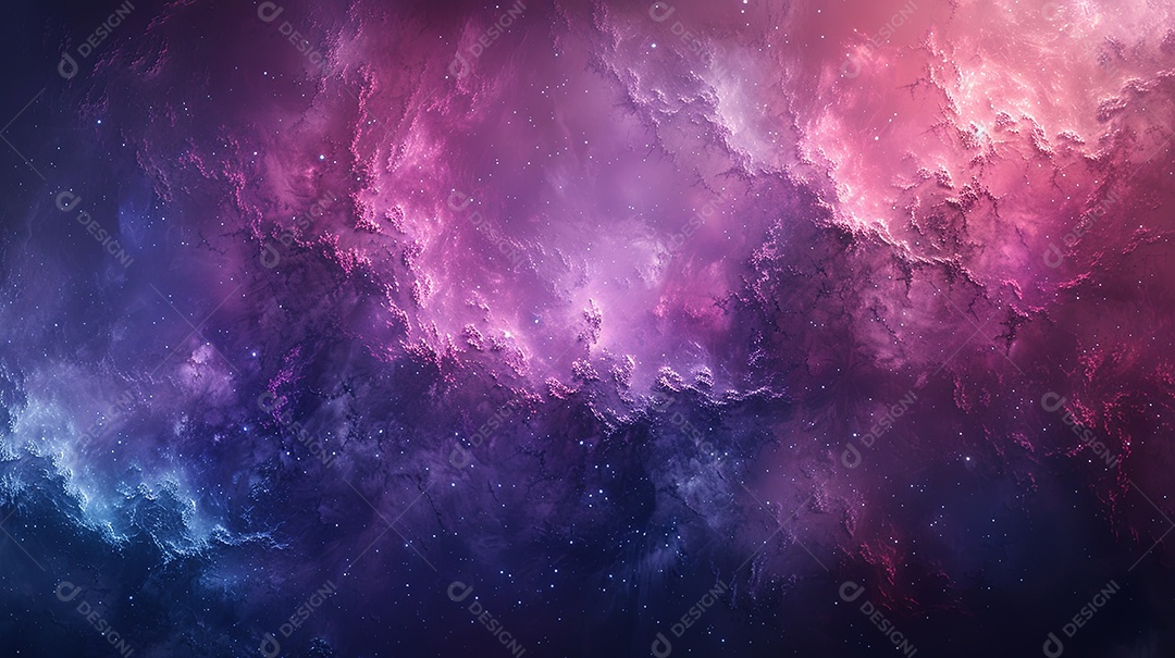 Fundo escuro com tons de roxo e azul