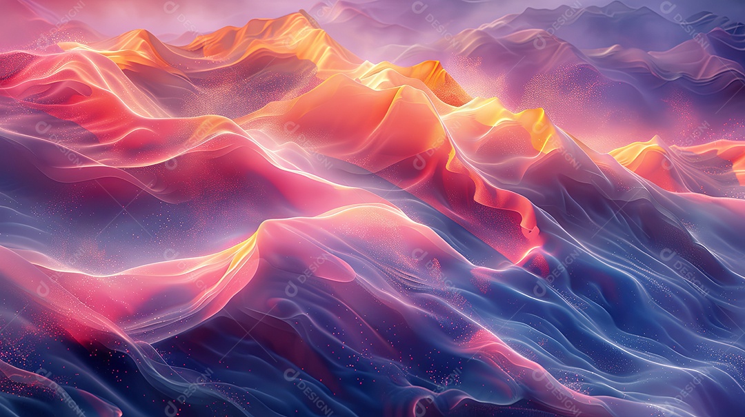 Fundo escuro com tons de roxo e azul