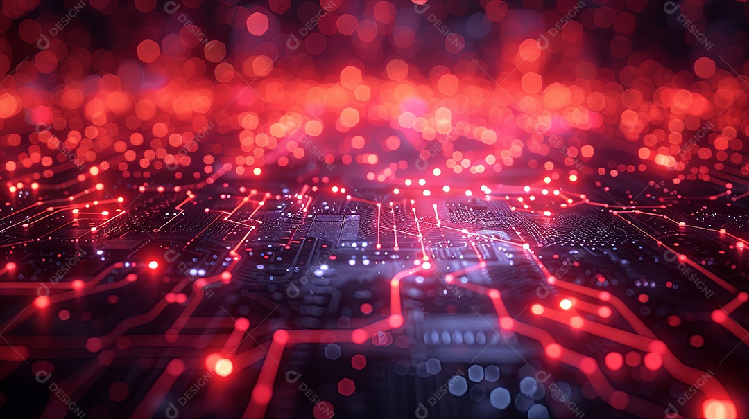 Serviços de remarketing apresentando gráficos futuristas de padrões repetidos