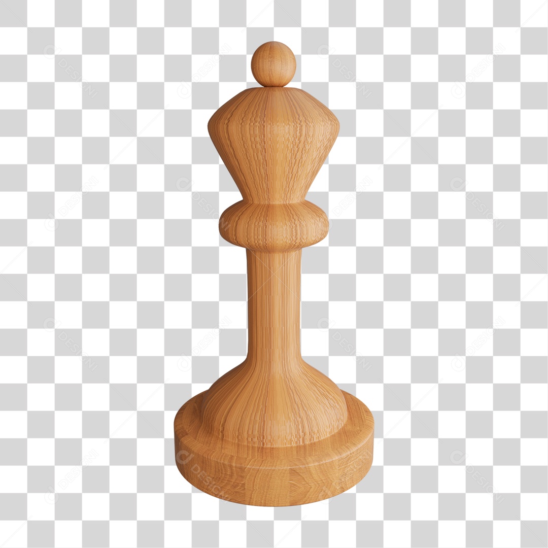 Peça de Xadrez PNG Transparente