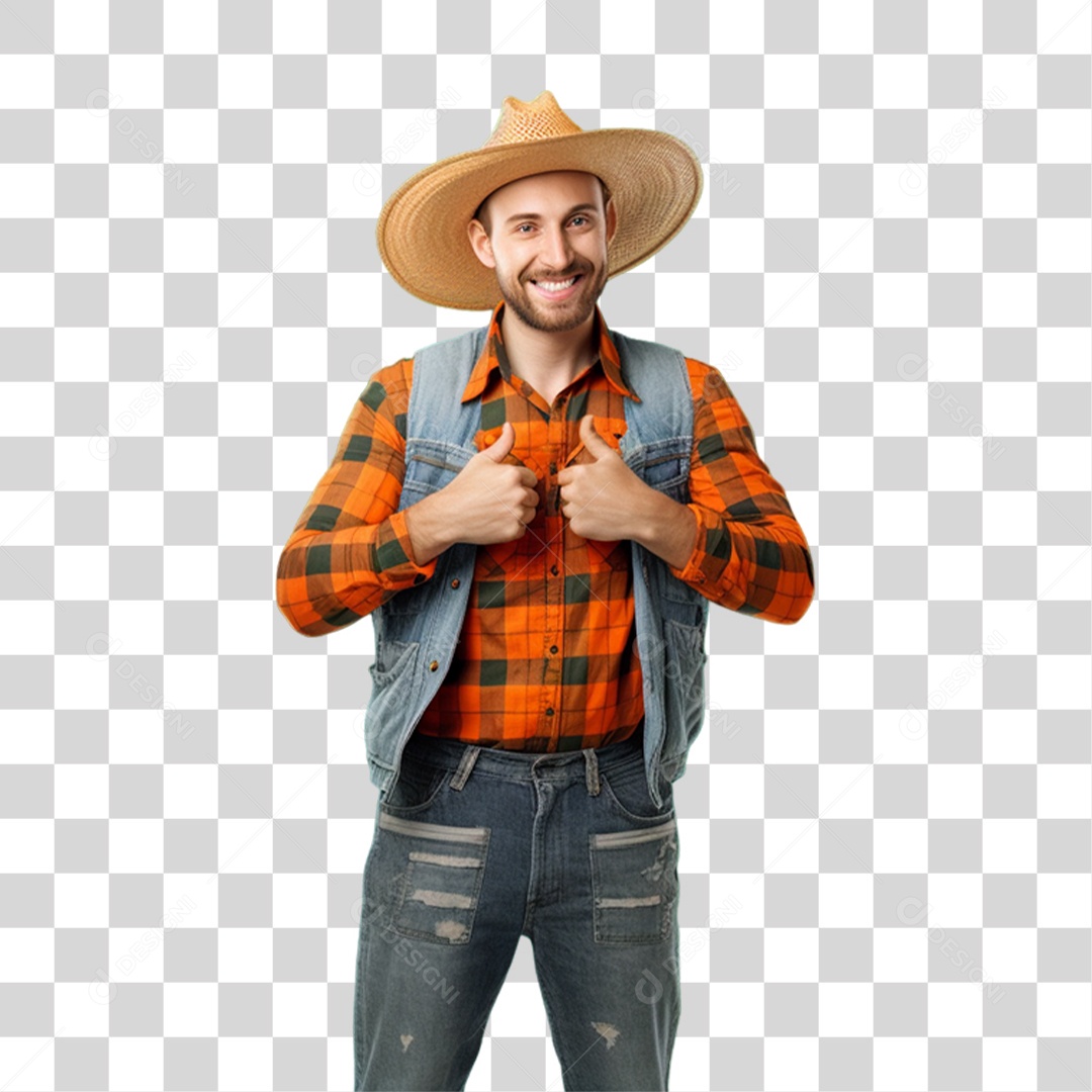 Produtor Rural Fazendeiro PNG Transparente