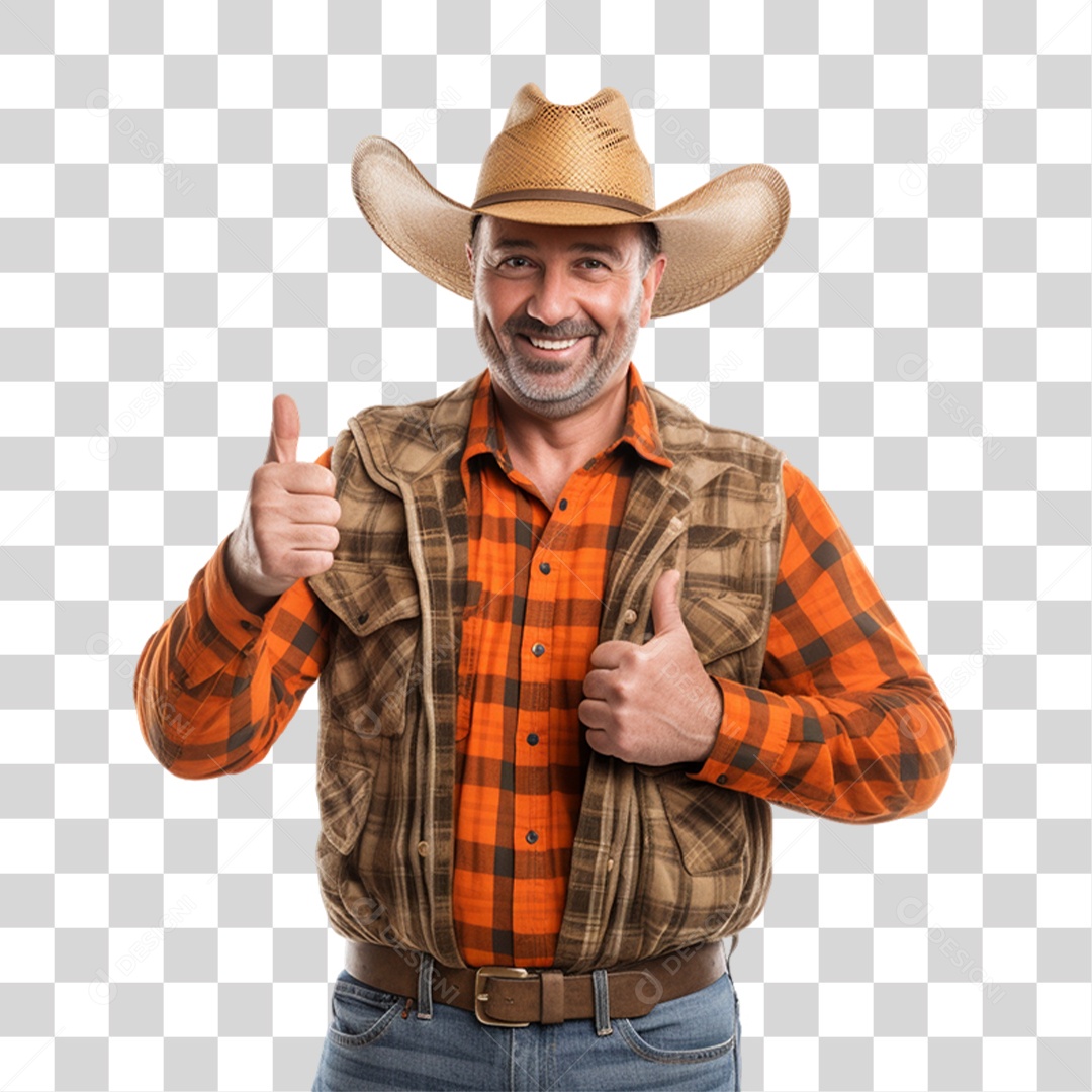 Produtor Rural Fazendeiro PNG Transparente