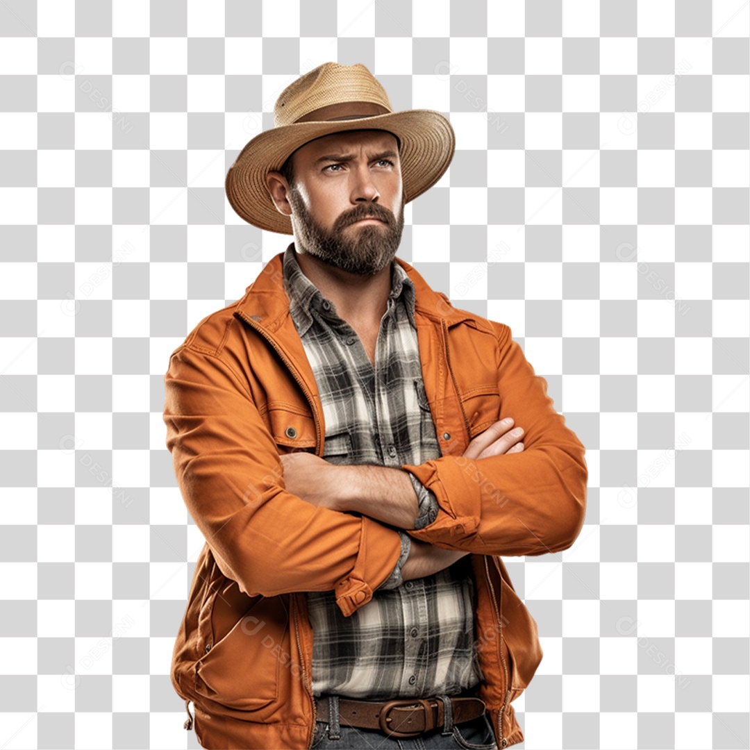 Produtor Rural Fazendeiro PNG Transparente
