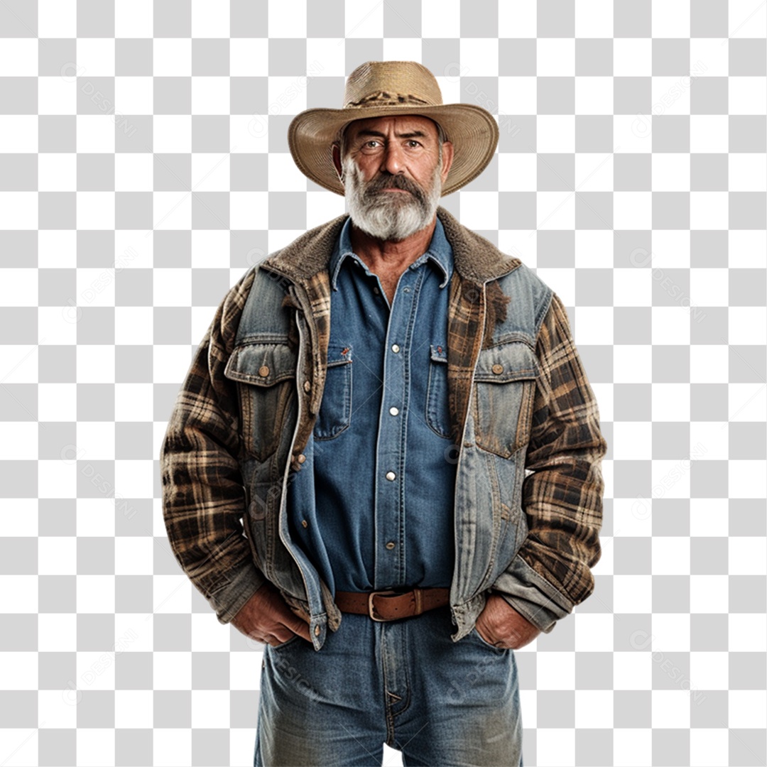 Produtor Rural Fazendeiro PNG Transparente