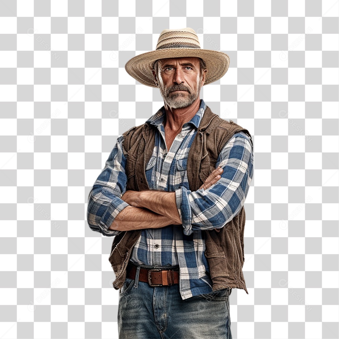 Produtor Rural Fazendeiro PNG Transparente