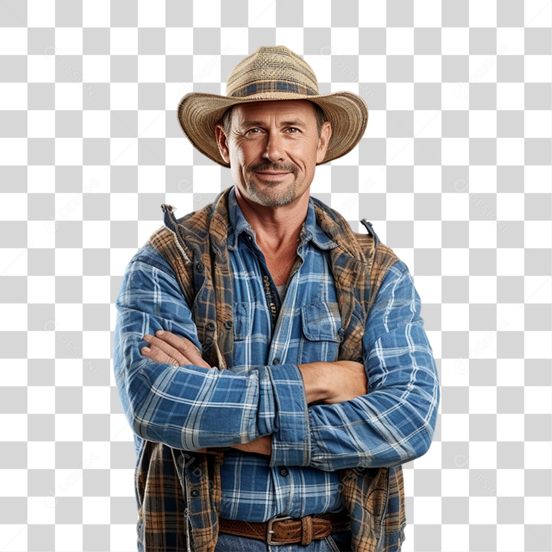 Produtor Rural Fazendeiro PNG Transparente