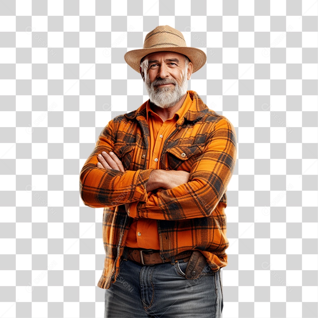 Produtor Rural Fazendeiro PNG Transparente