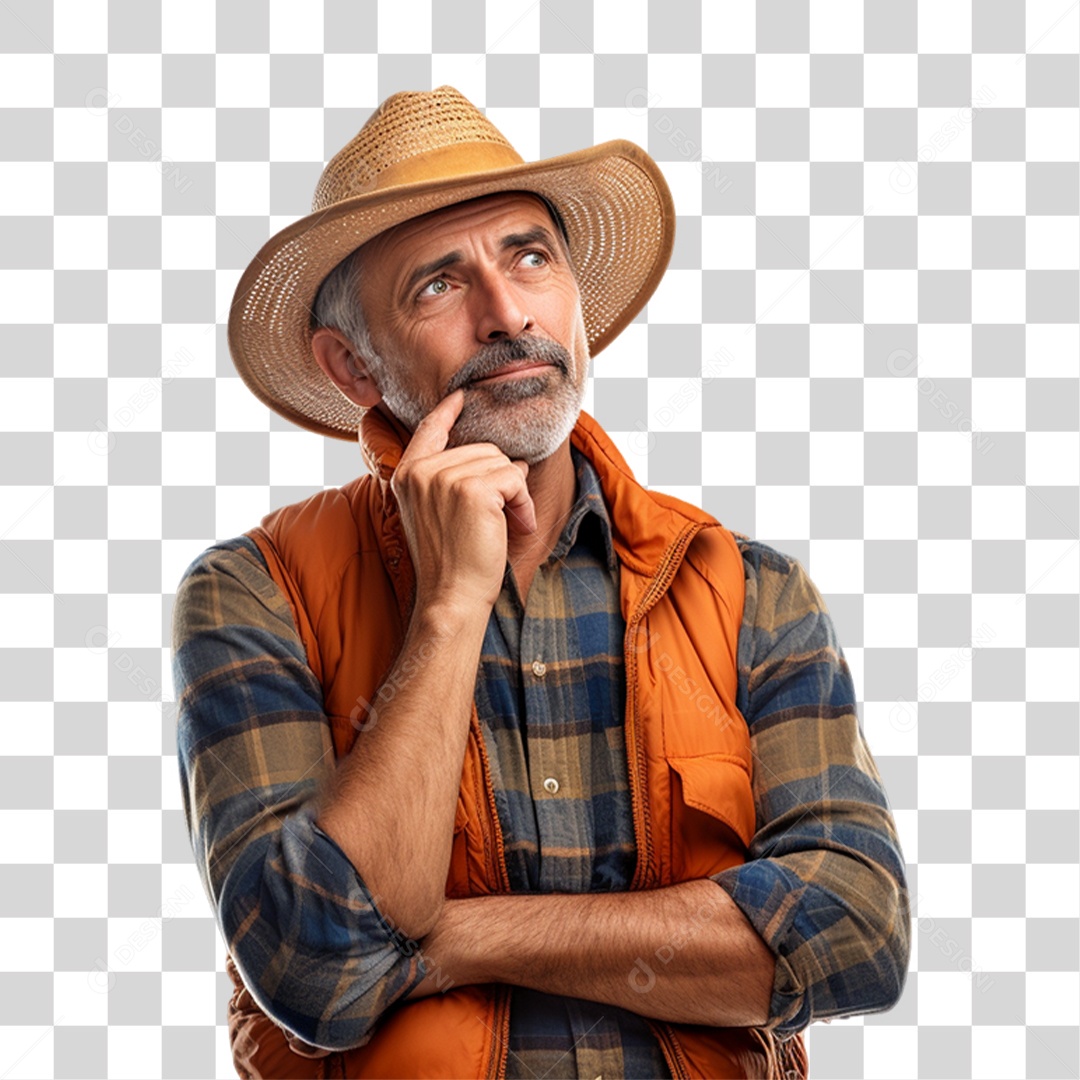 Produtor Rural Fazendeiro PNG Transparente