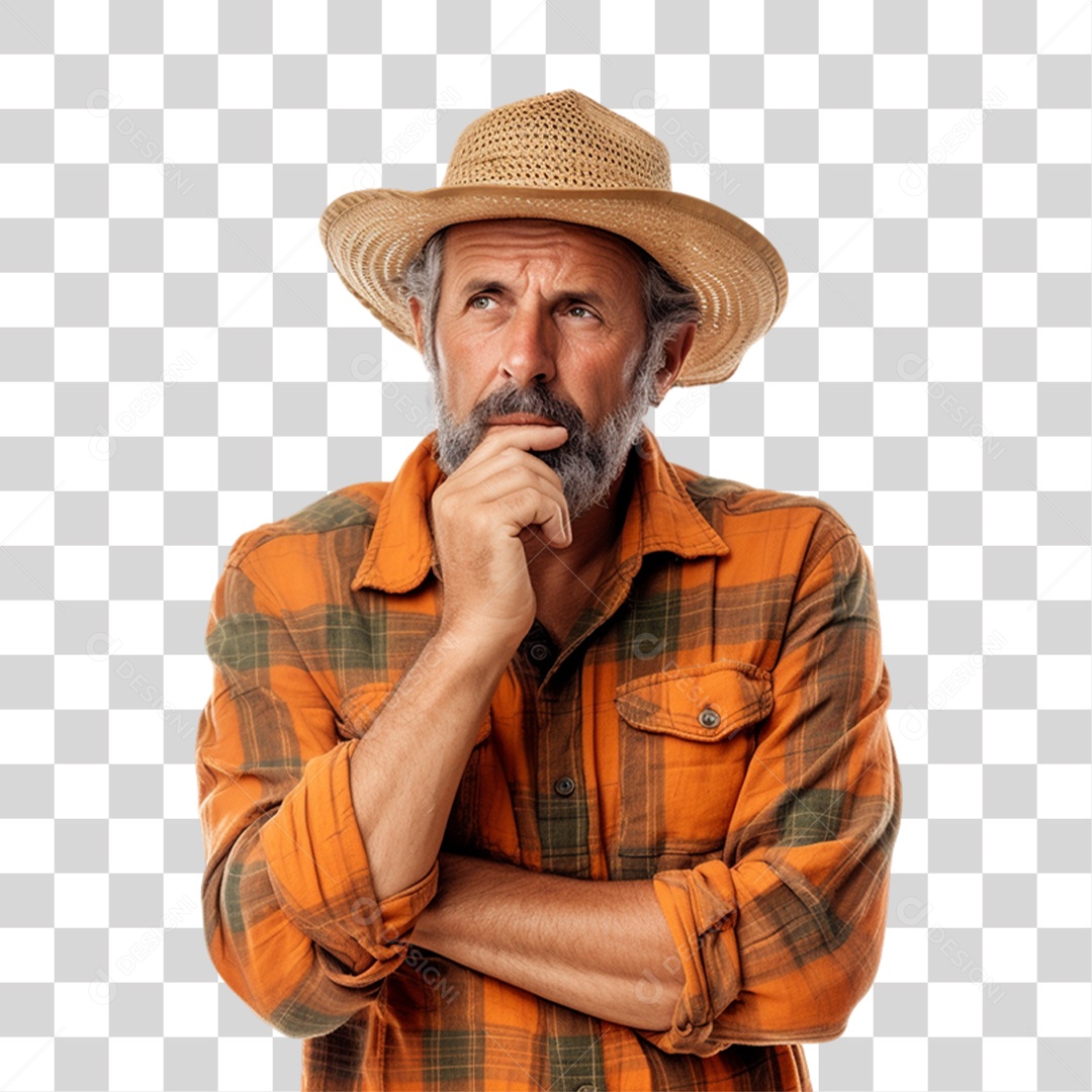 Produtor Rural Fazendeiro PNG Transparente