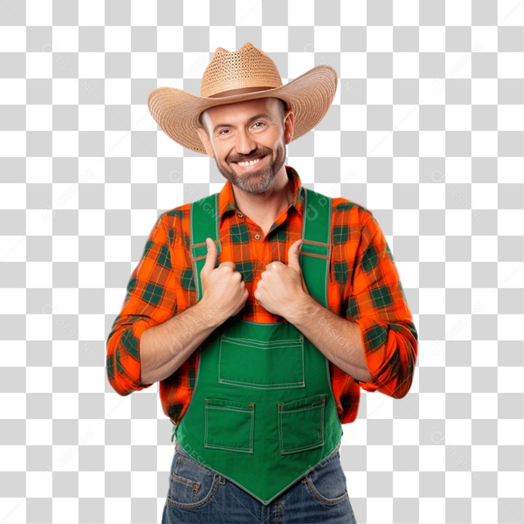 Produtor Rural Fazendeiro PNG Transparente