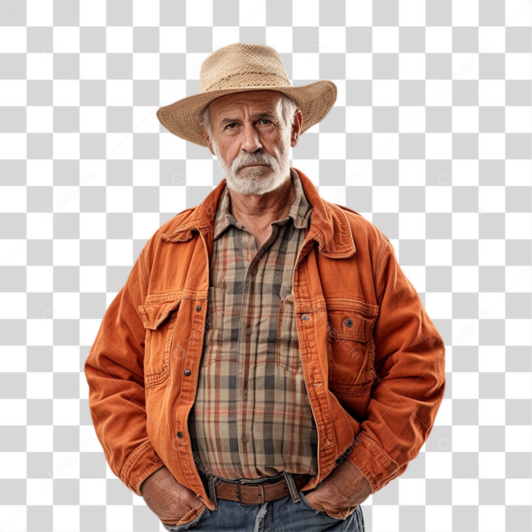 Produtor Rural Fazendeiro PNG Transparente