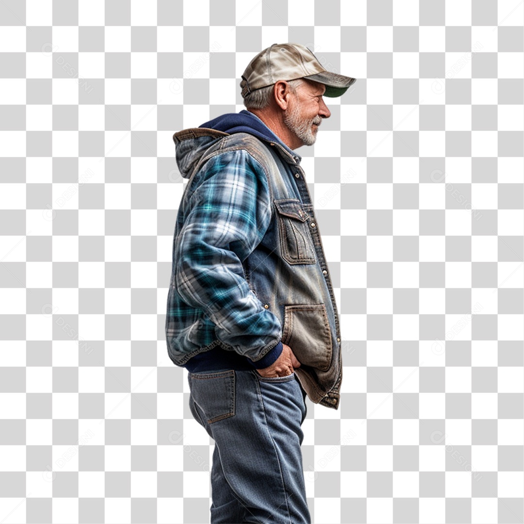 Produtor Rural Fazendeiro PNG Transparente