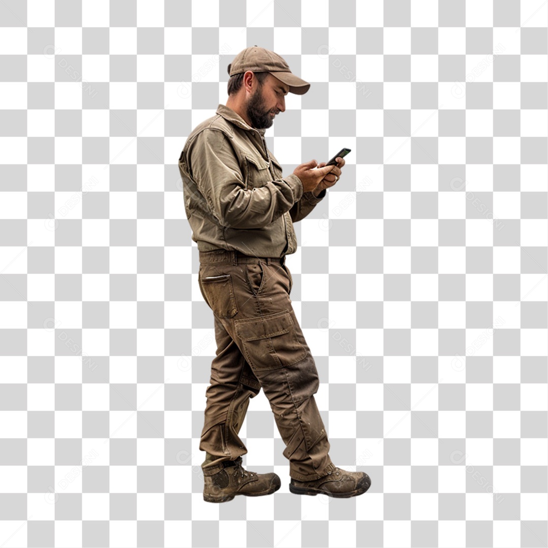Produtor Rural Fazendeiro PNG Transparente