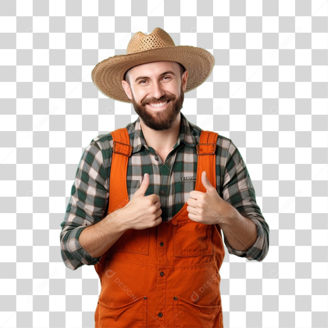 Produtor Rural Fazendeiro PNG Transparente