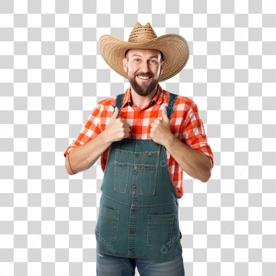 Produtor Rural Fazendeiro PNG Transparente