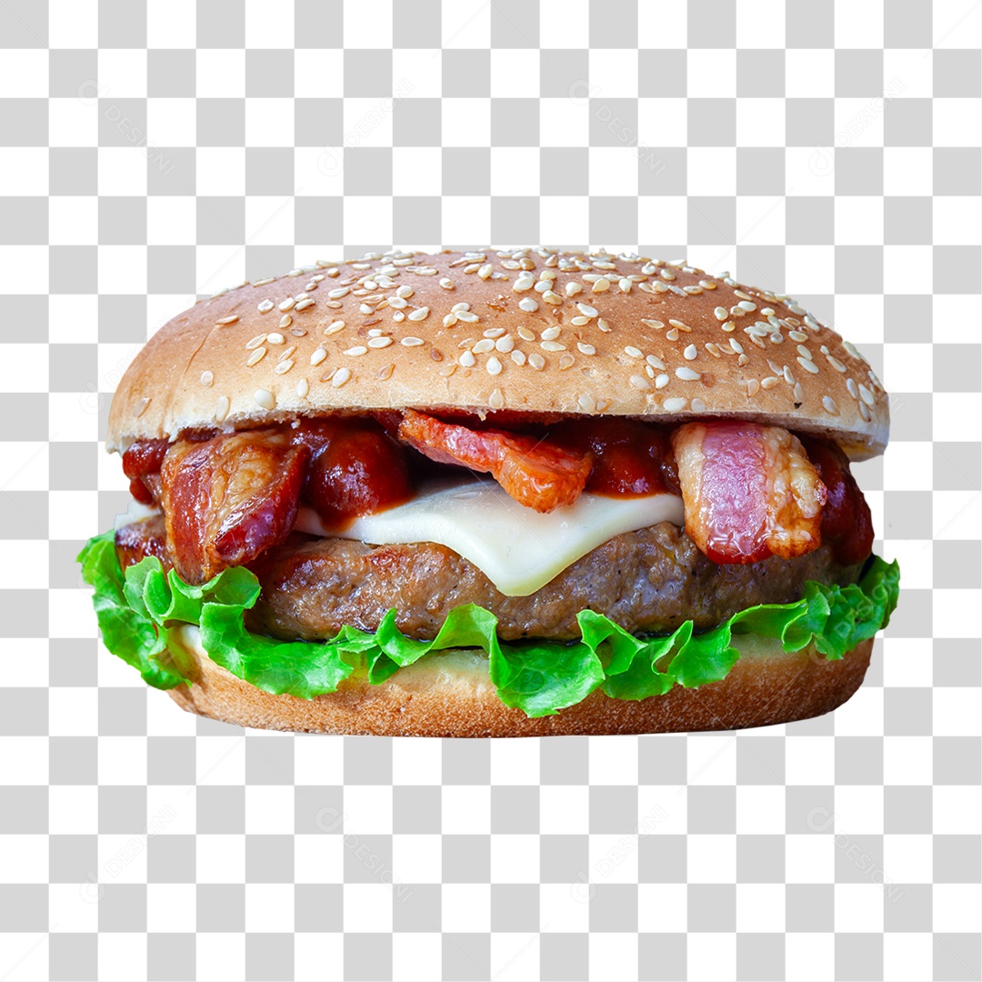 Hambúrguer PNG Transparente