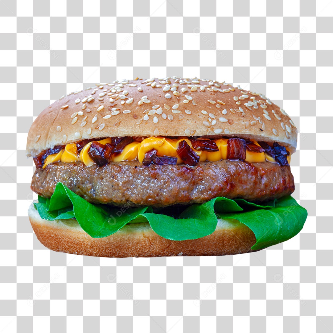 Hambúrguer PNG Transparente