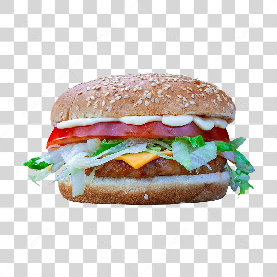Hambúrguer PNG Transparente
