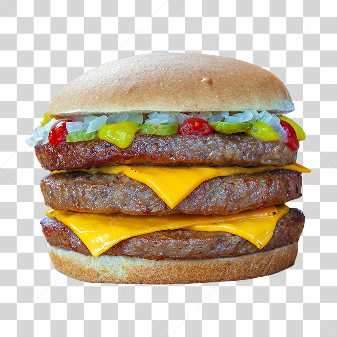 Hambúrguer PNG Transparente