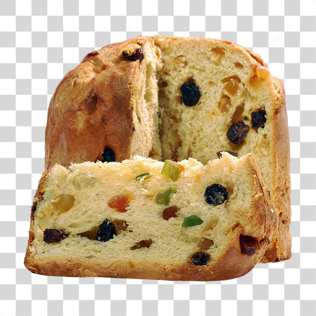Panetone PNG Transparente