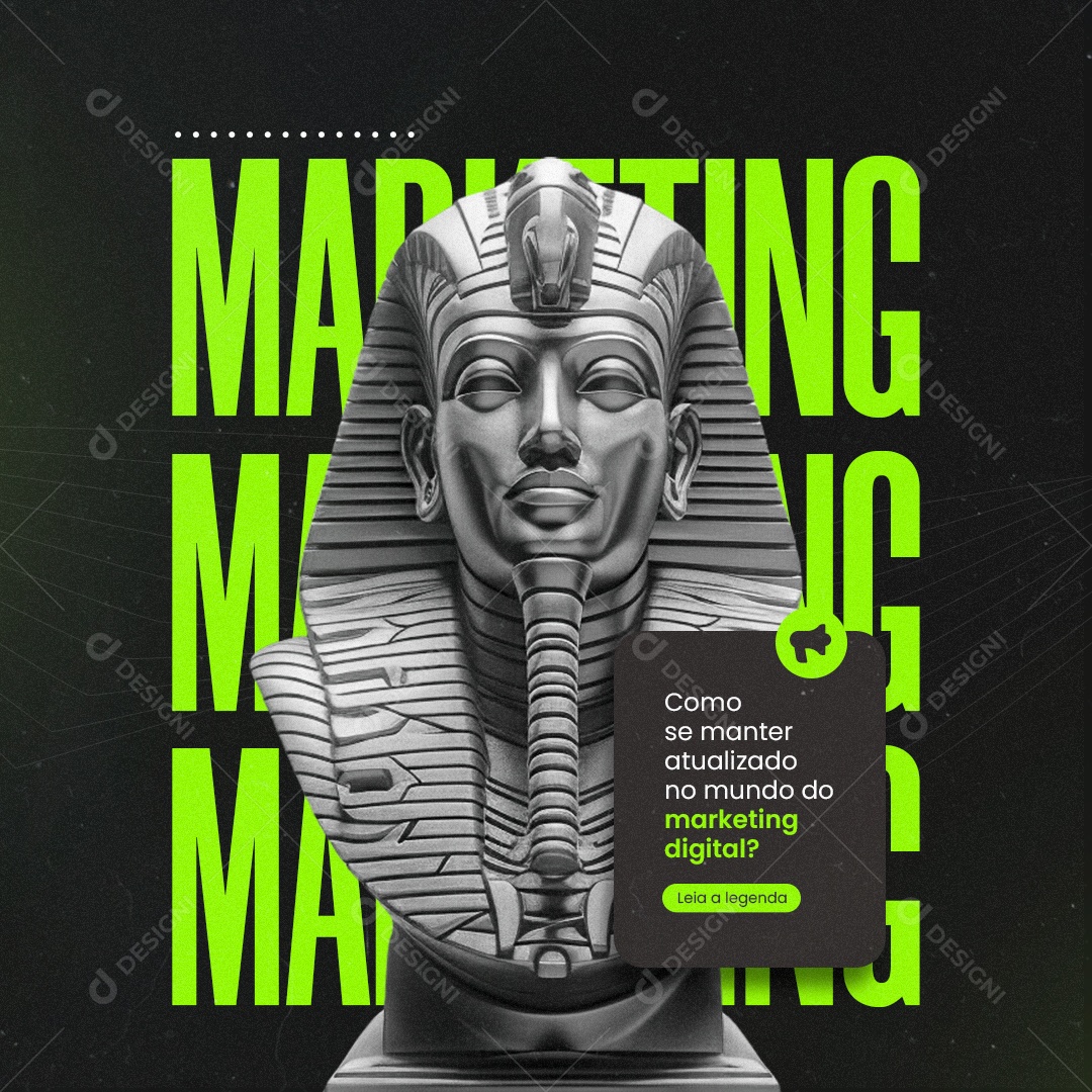 Como se Manter Atualizado no Mundo do Marketing Digital Social Media PSD Editável