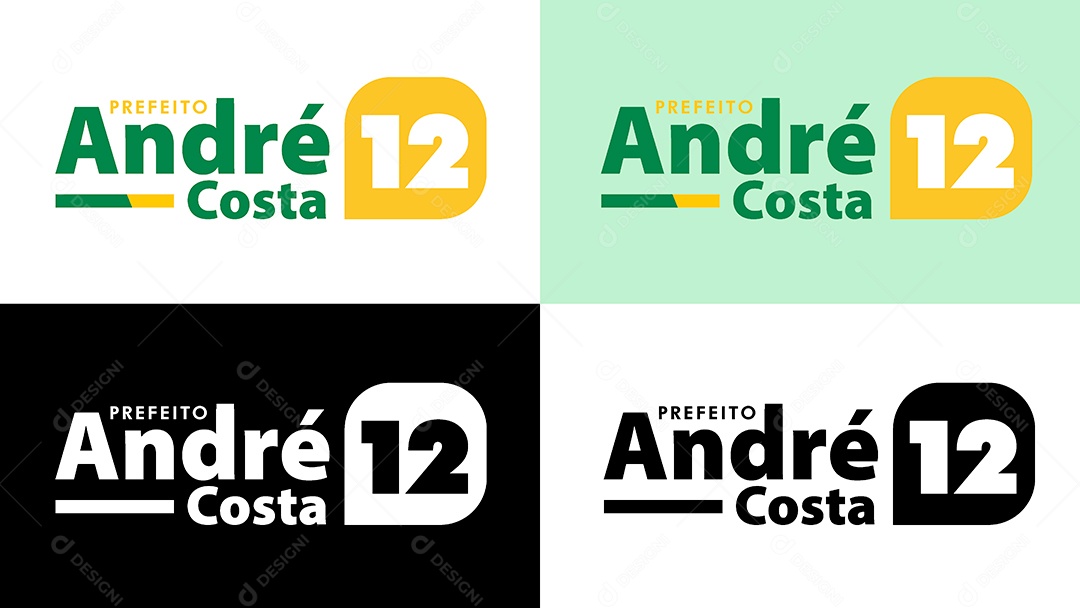 Logo Prefeito André Costa 12 Vetor Ai + EPS Editável