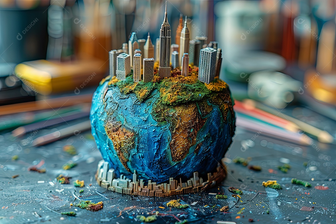 A terra com pontos de referência, página de encadernação pela metade