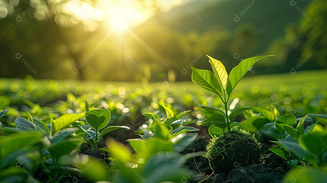 Green sheet wallpaper sustainability in the production of natural products