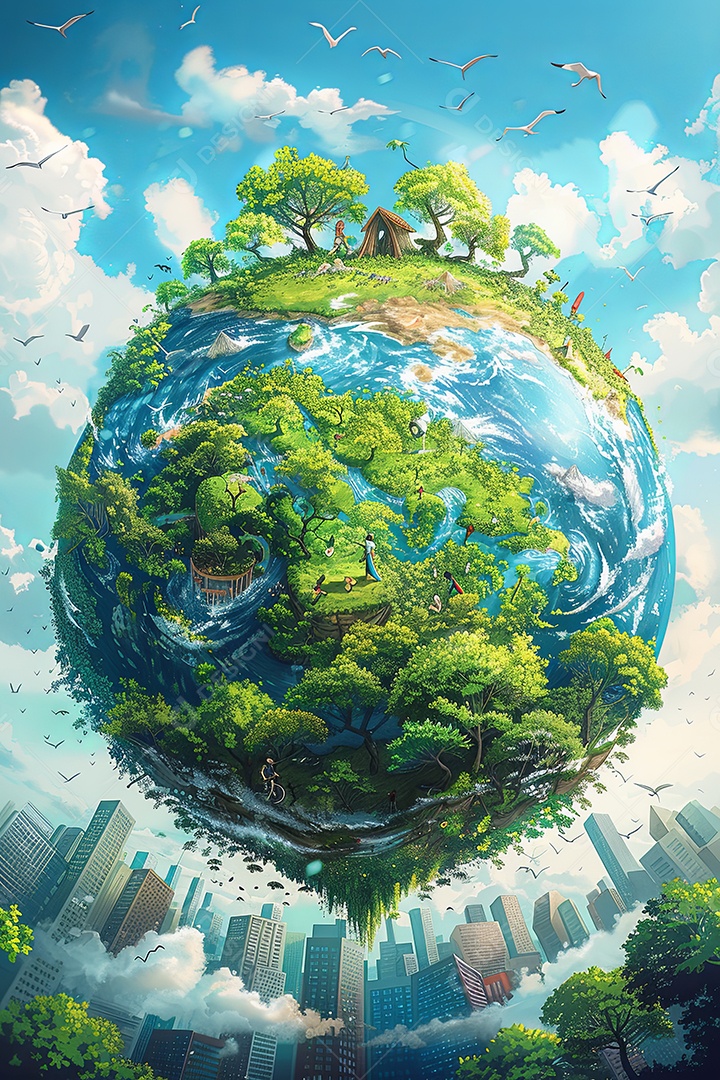 Ambiente bonito e ajudam a melhorar a qualidade do ar e a saúde do ecossistema