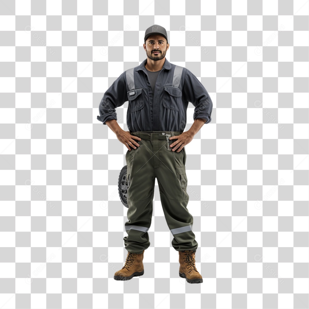Homem Trabalho Trabalhador de Uniforme PNG Transparente