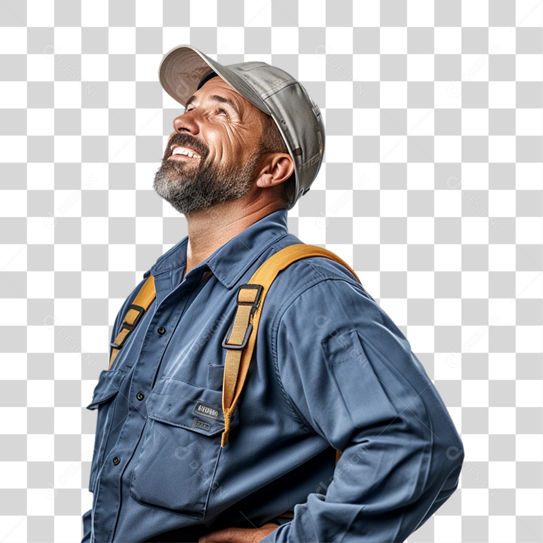 Homem Trabalho Trabalhador de Uniforme PNG Transparente
