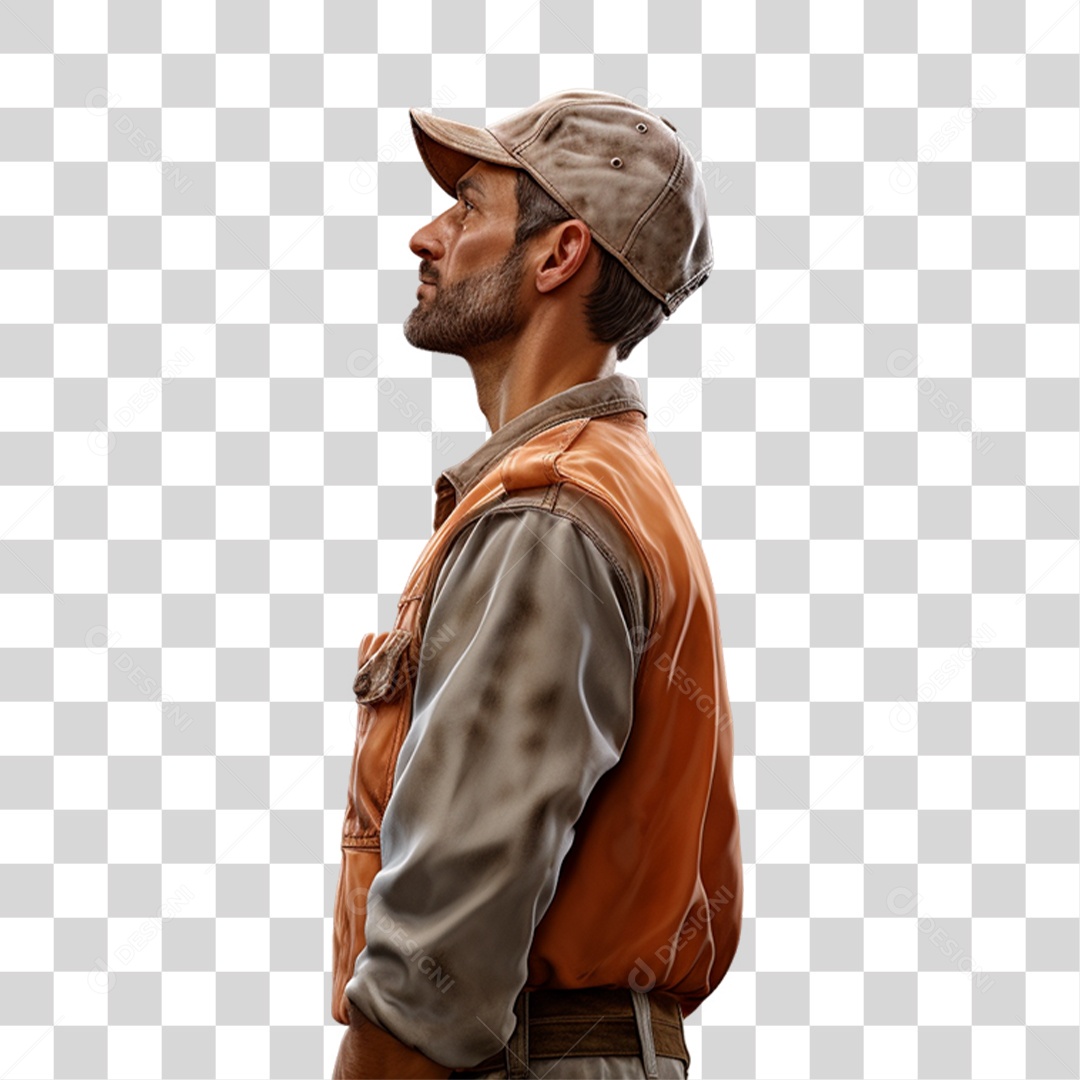 Homem Trabalho Trabalhador de Uniforme PNG Transparente