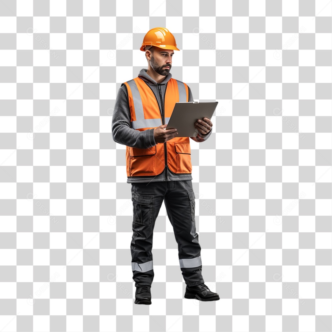 Homem Trabalho Trabalhador de Uniforme PNG Transparente