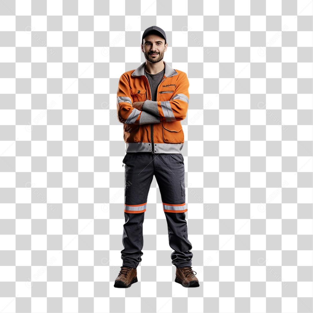 Homem Trabalho Trabalhador de Uniforme PNG Transparente