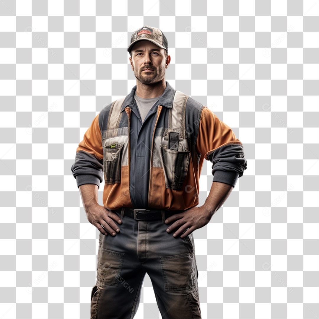 Homem Trabalho Trabalhador de Uniforme PNG Transparente