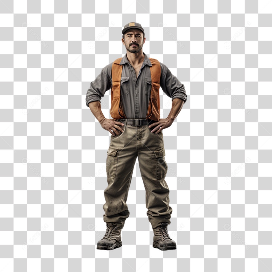 Homem Trabalho Trabalhador de Uniforme PNG Transparente