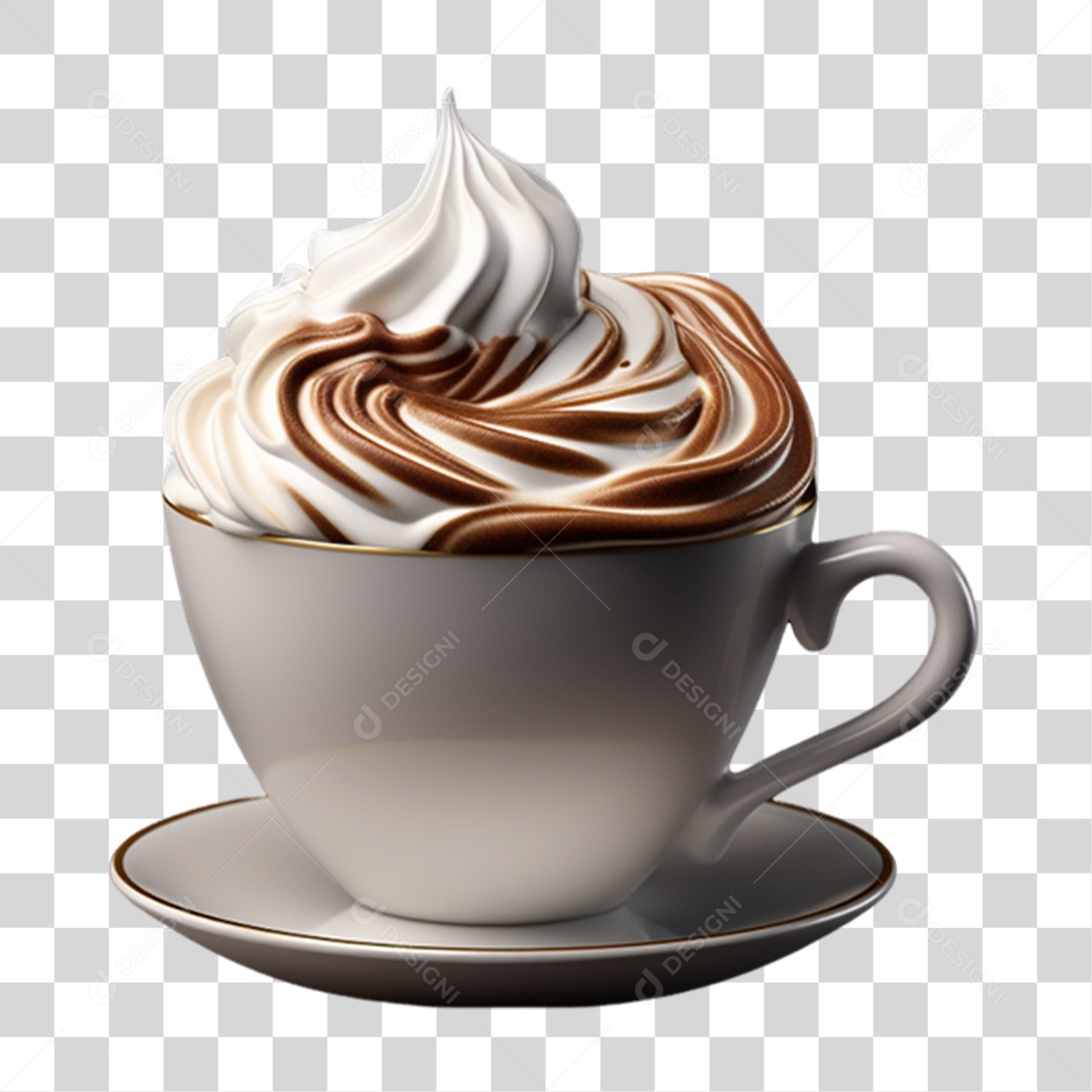 Xícara de Chá Café PNG Transparente