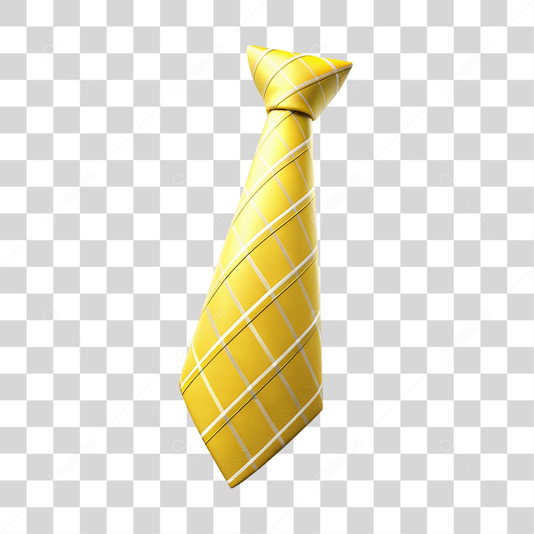 Elemento 3D Gravata Dia dos Pais PNG Transparente