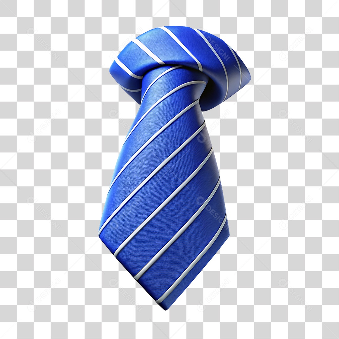 Elemento 3D Gravata Dia dos Pais PNG Transparente