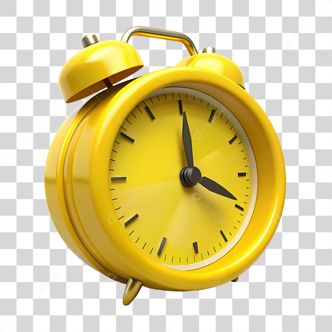 Relógio Despertador Horário PNG Transparente