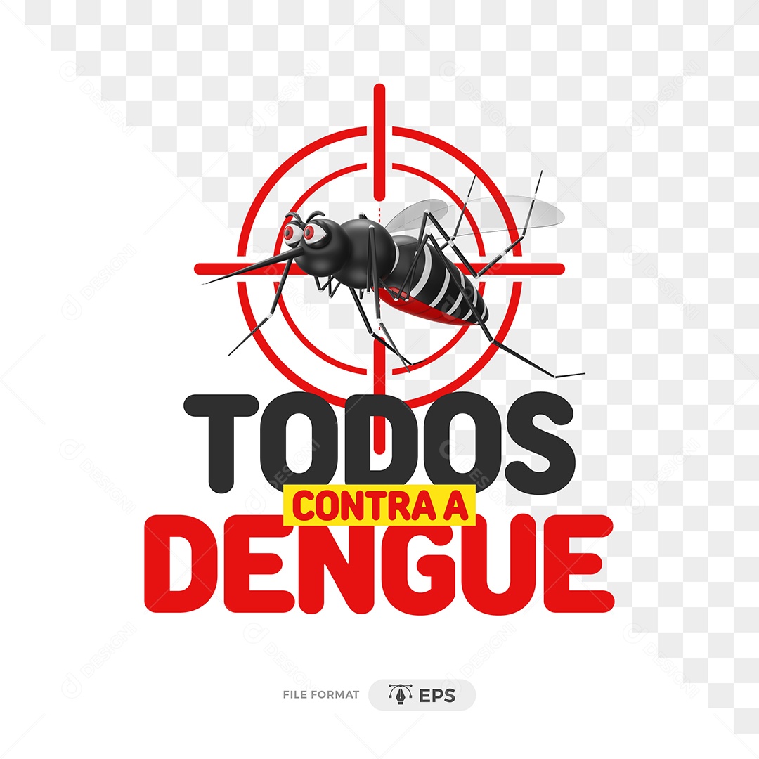Logo Todos Contra A Dengue Ai + EPS Editável