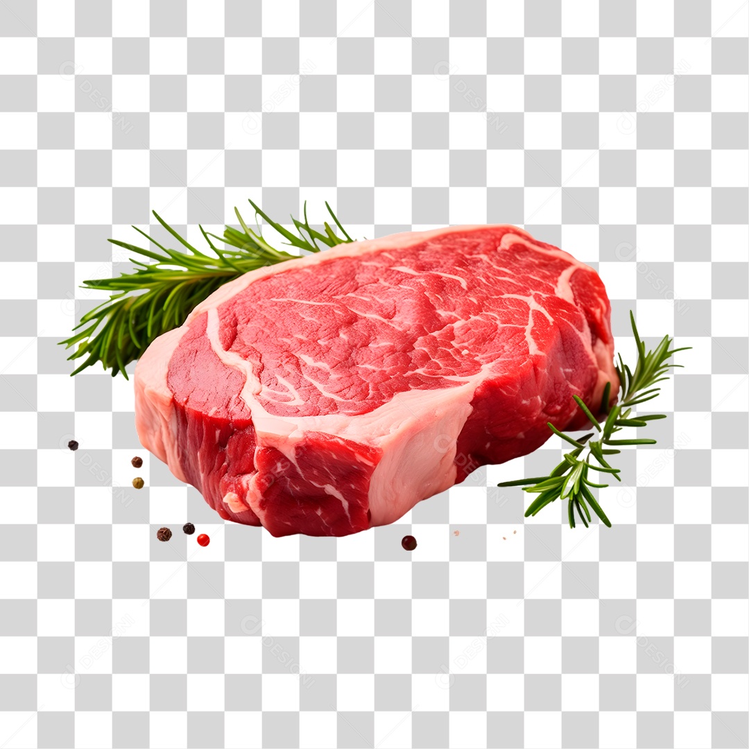 Bife Cru PNG Transparente