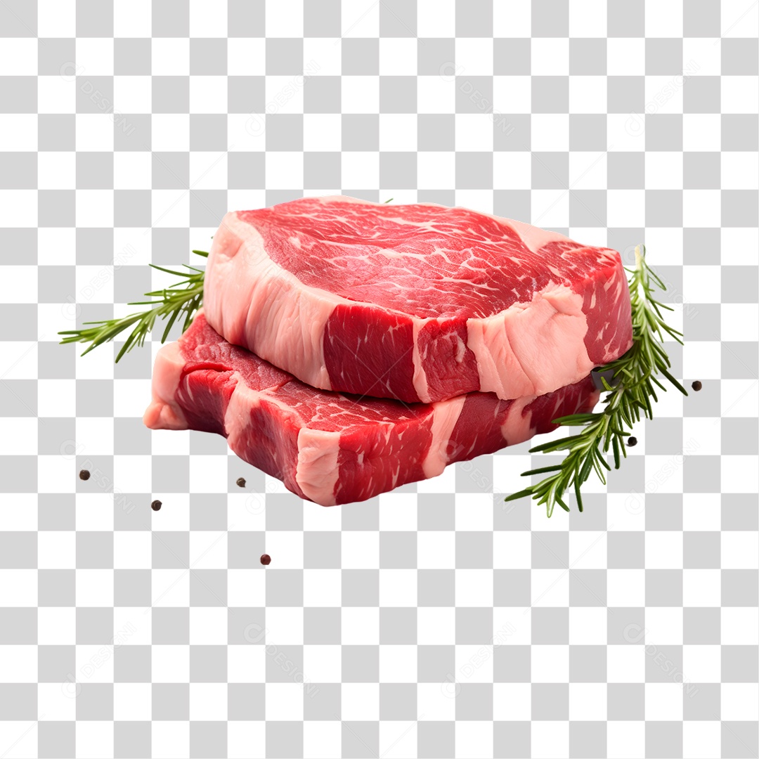 Bife Cru PNG Transparente