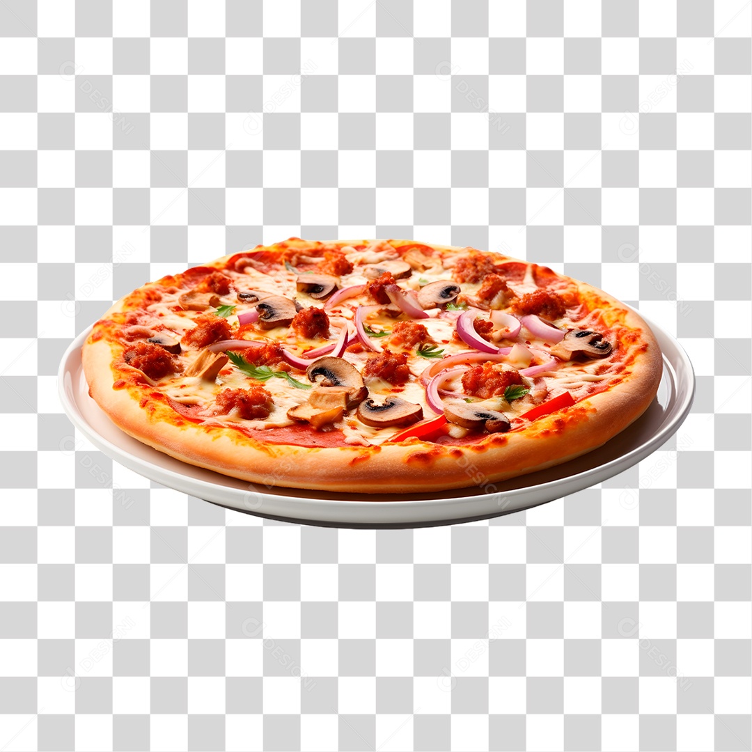Pizza Saborosa PNG Transparente