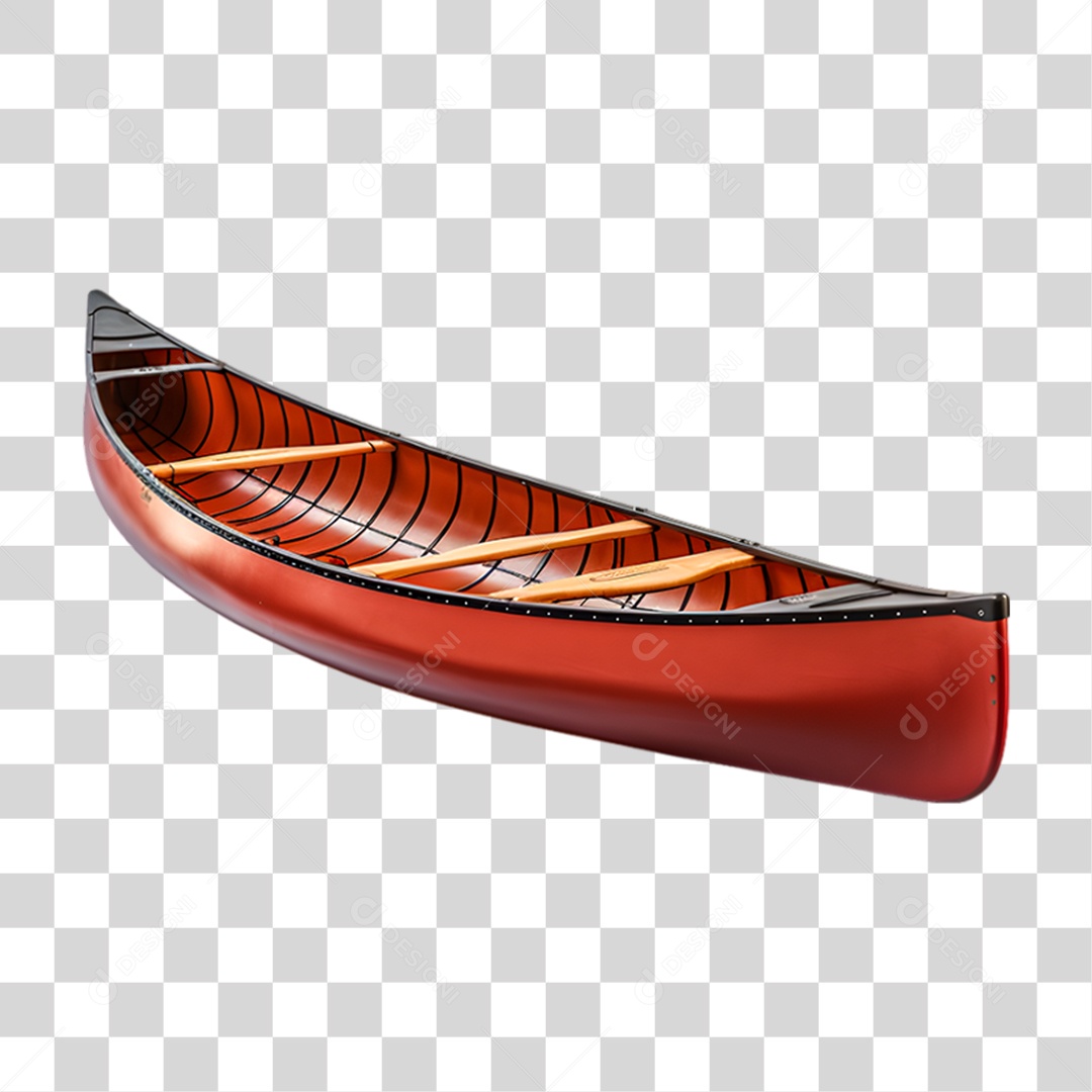 Canoa de Madeira PNG Transparente