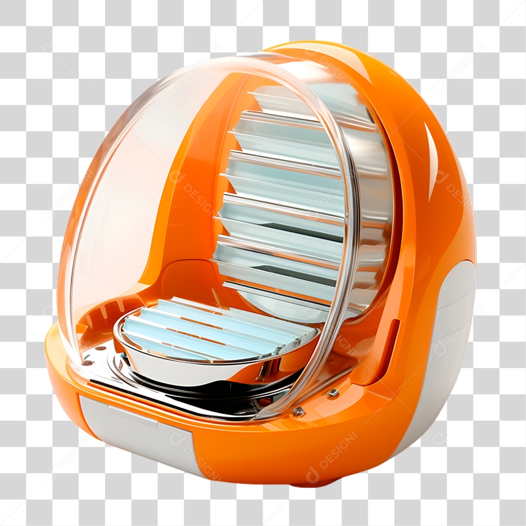 Poltrona de Escritório Futurista PNG Transparente