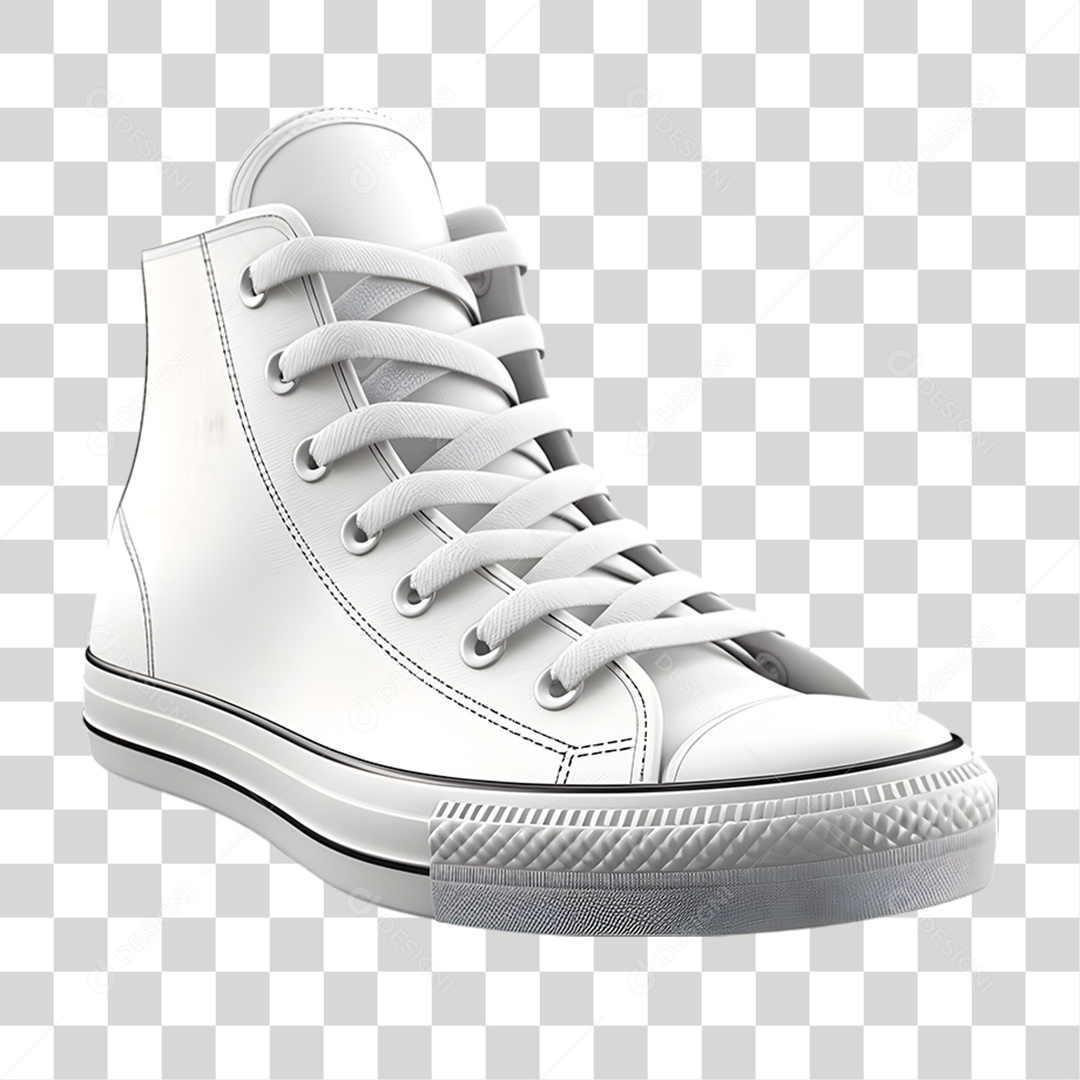 Tênis Branco PNG Transparente
